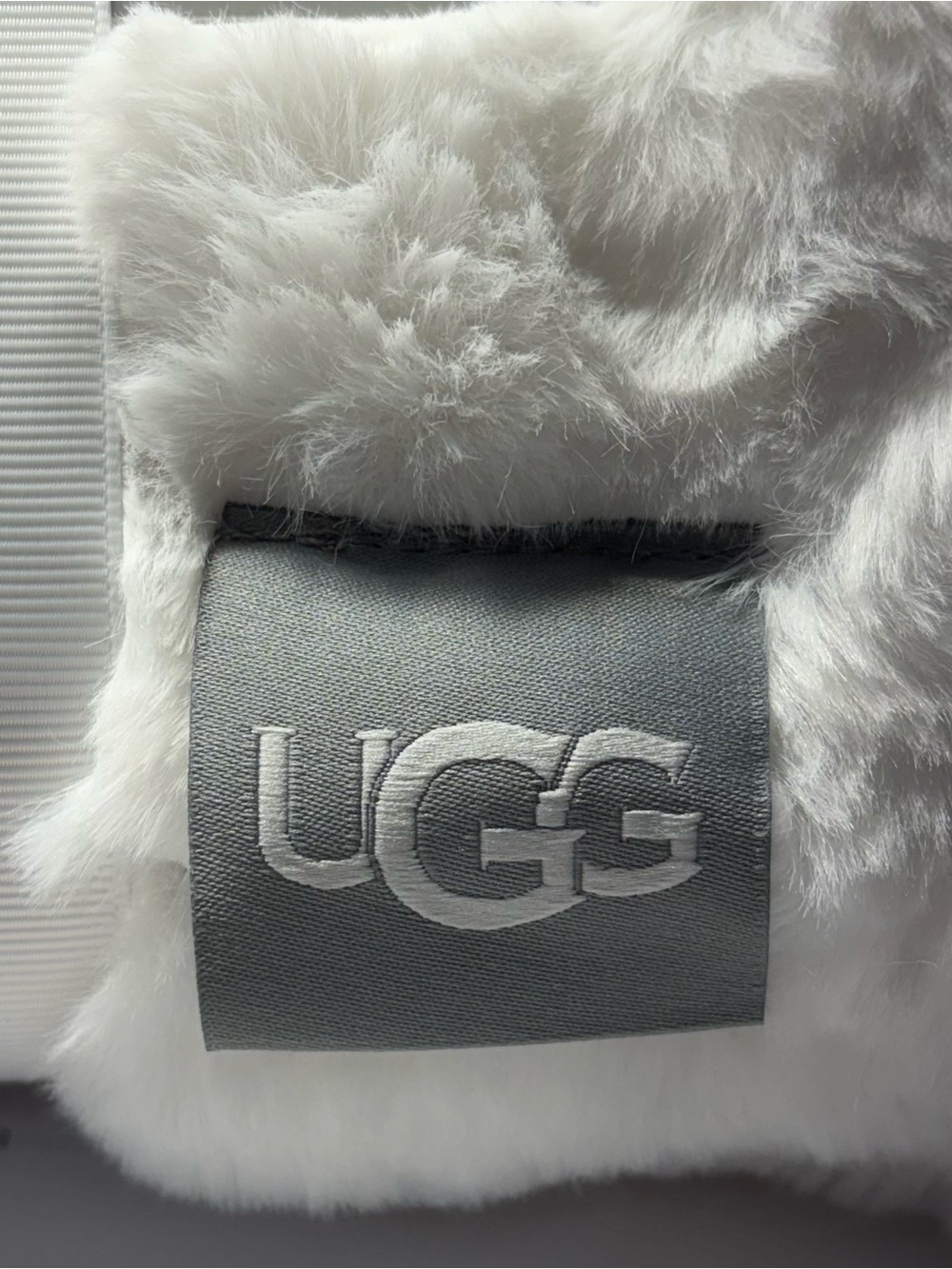 UGG polar fleece baby blanket 30”X4”